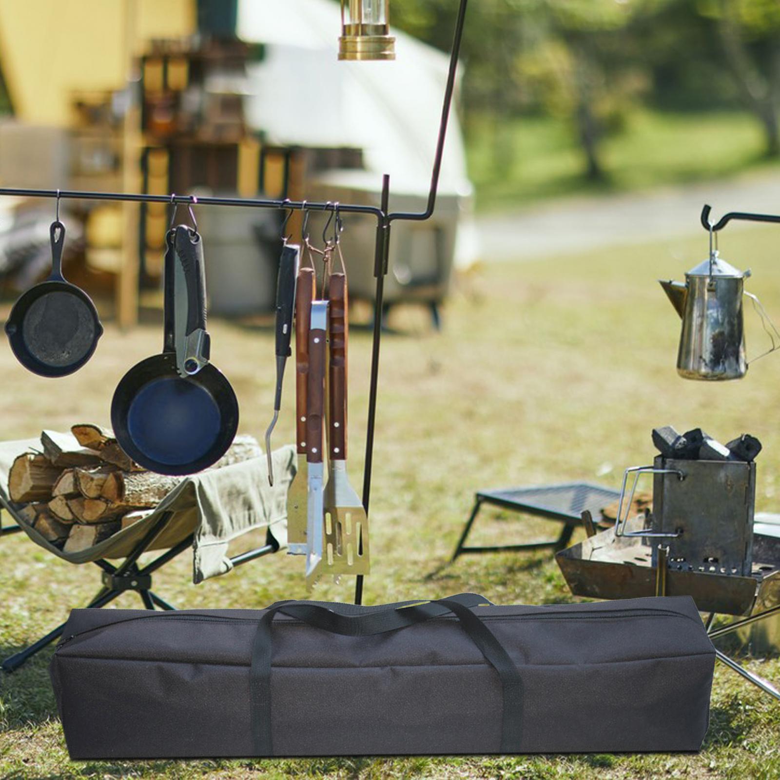 Trekking Pole Carry Bag Storage - Aufbewahrungstasche für Zeltstangen aus Oxford-Stoff, faltbar,
