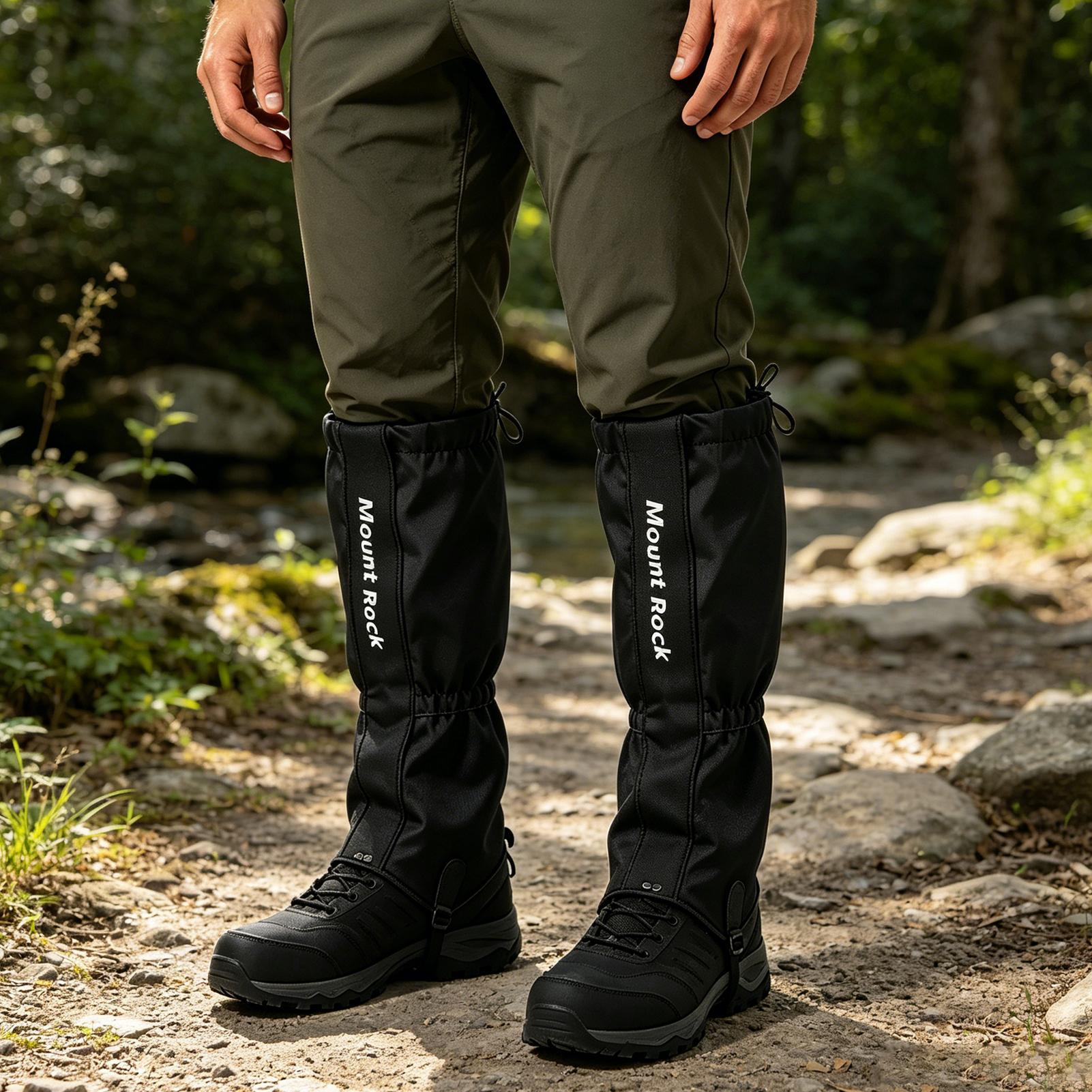 Gaiters Waterproof Breathable Hiking - 1 Paar wasserdichte, atmungsaktive Wanderbeinlinge, leichte