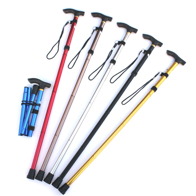 Aluminium-Legierung Faltbarer  – Folding Walking Sticks Hiking Adjustable Bewertung und Preis