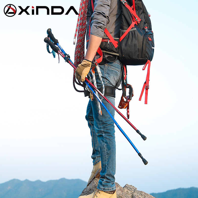 XINDA Faltbare Trekkingstöcke  – Quick Lock Trekking Poles Aluminum 7075 Bewertung und Preis