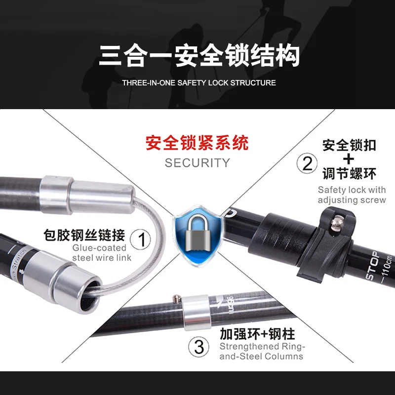 Outdoor Carbon Fiber Trekking  – Carbon Fiber Trekking Poles Ultralight Pair Bewertung und Preis