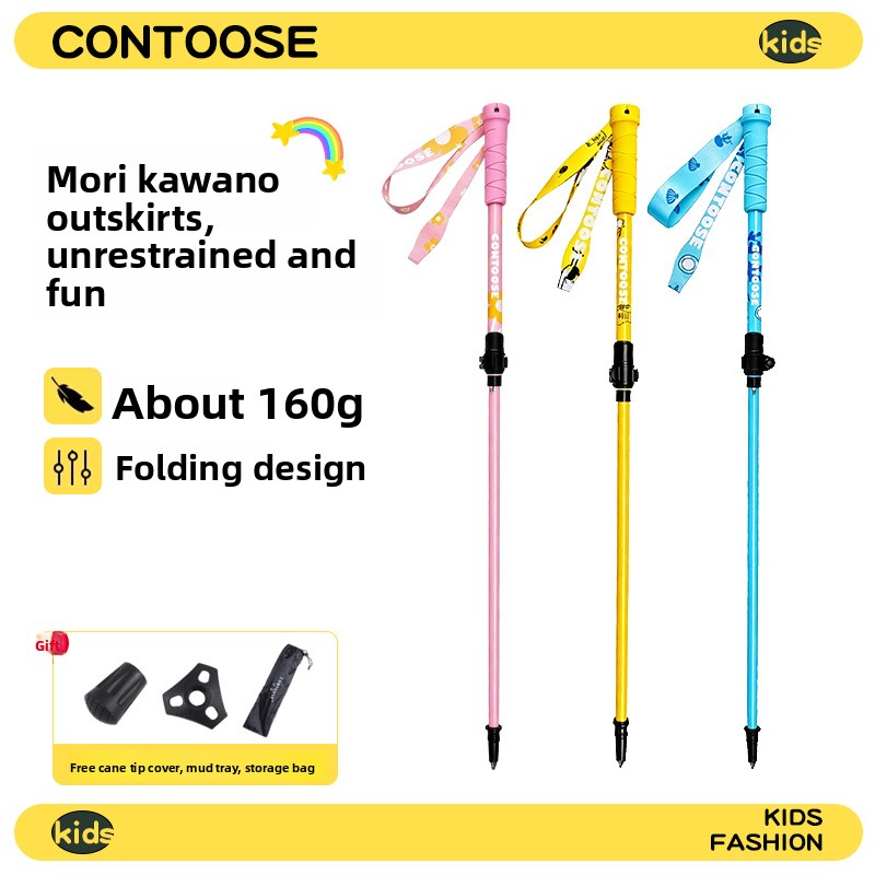 Kinder-Trekkingstock, faltbar, – Folding Walking Sticks Hiking Adjustable Bewertung und Preis