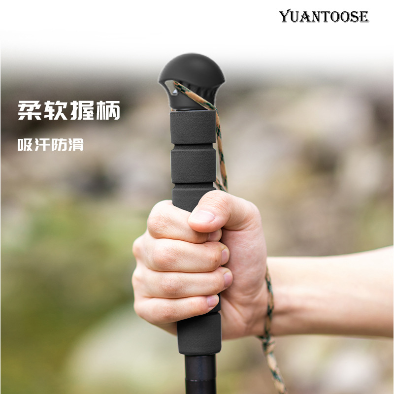 Faltbarer Trekkingstock aus Al – Folding Walking Sticks Hiking Adjustable Bewertung und Preis