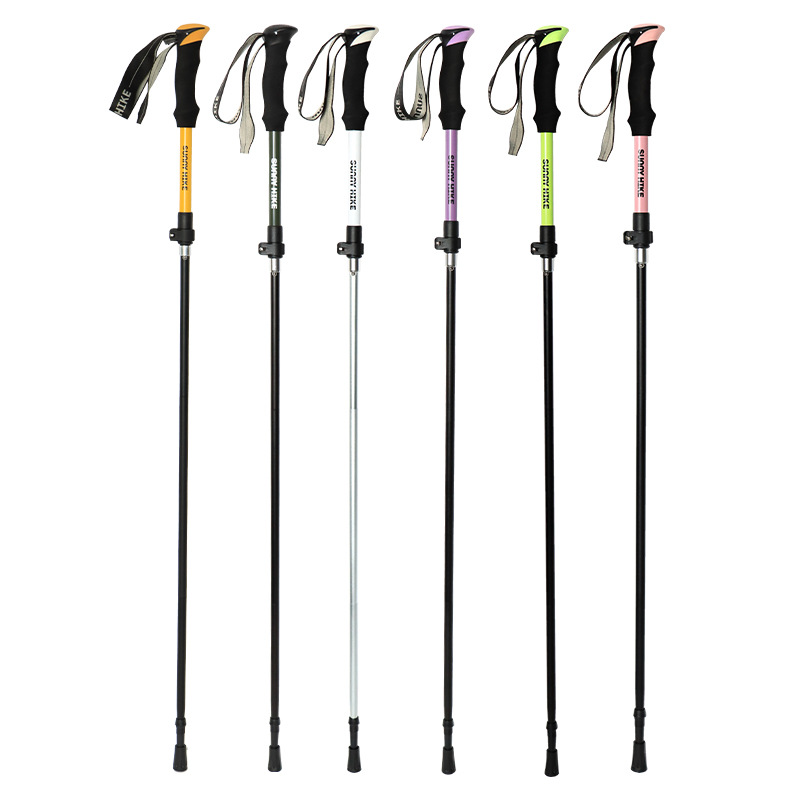 Faltbarer Trekkingstock aus Al – Folding Walking Sticks Hiking Adjustable Bewertung und Preis