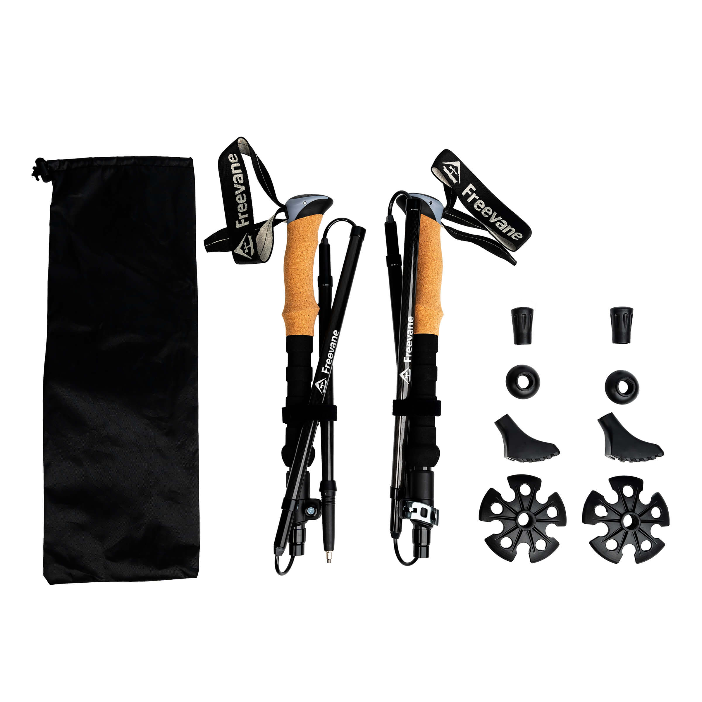 Carbon-Wanderstöcke (Paar), fa – Carbon Fiber Trekking Poles Ultralight Pair Bewertung und Preis