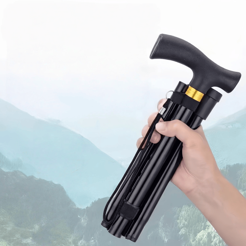 1 Stück faltbarer Gehstock, tr – Folding Walking Sticks Hiking Adjustable Bewertung und Preis