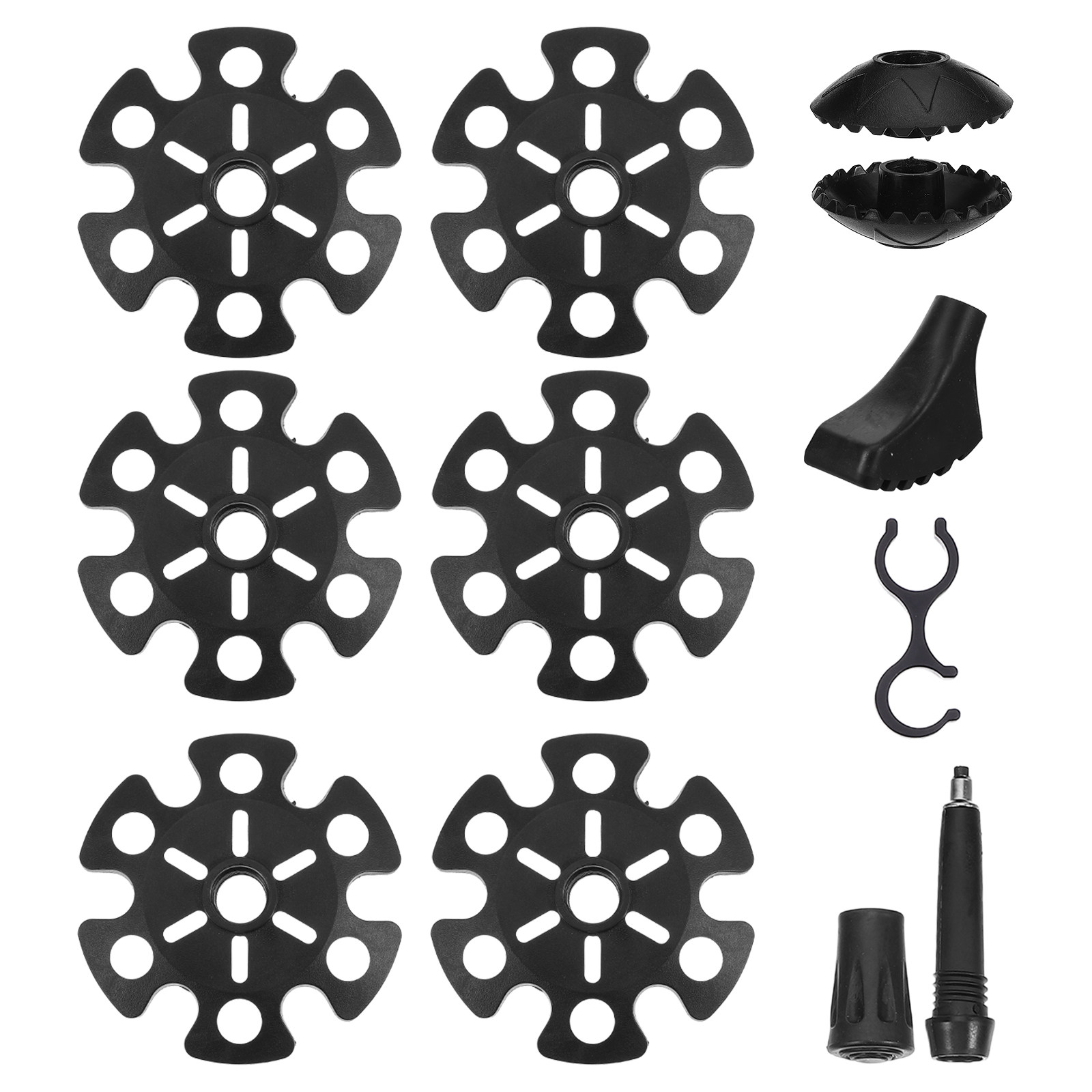 1 Set Trekkingstockspitzen aus – Snow Baskets Mud Baskets Trekking Pole Bewertung und Preis