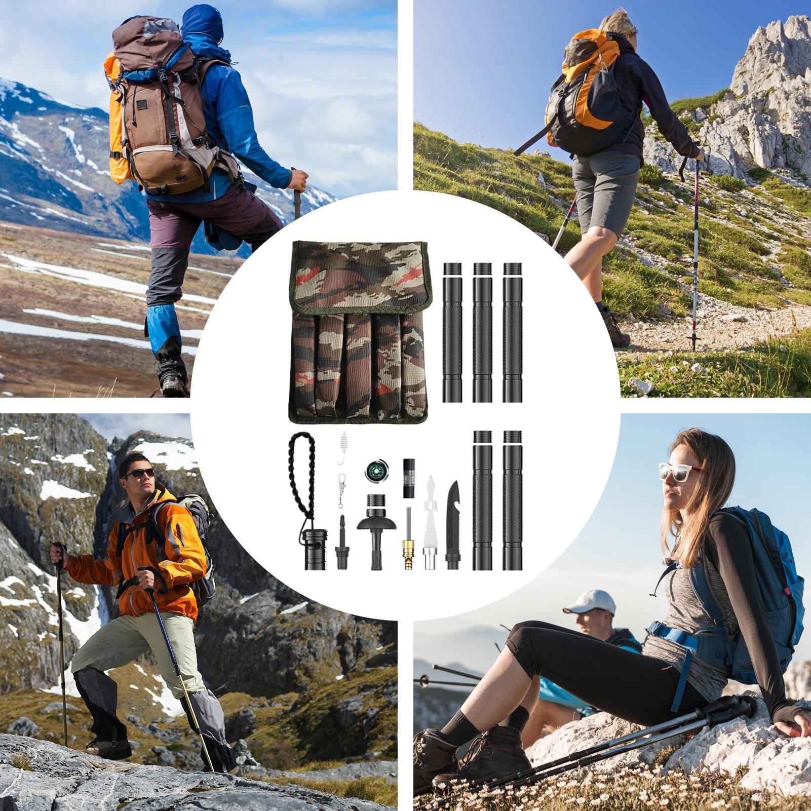 Wanderstöcke, verstellbar, zus – Folding Walking Sticks Hiking Adjustable Bewertung und Preis