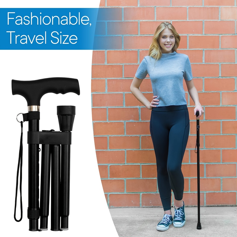 4-teiliger ultraleichter, vers – Folding Walking Sticks Hiking Adjustable Bewertung und Preis