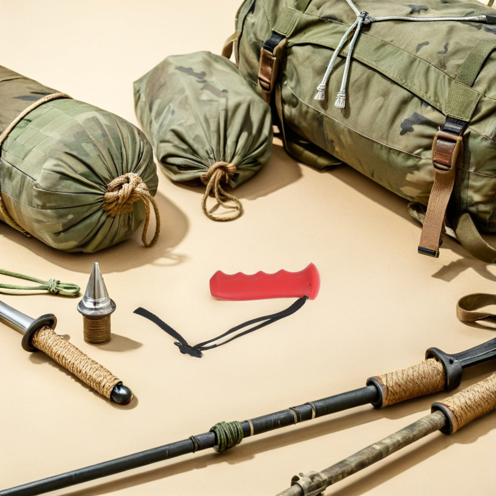 Roter Gehstockgriff-Ersatz, er – Wrist Straps Replacement Trekking Pole Bewertung und Preis