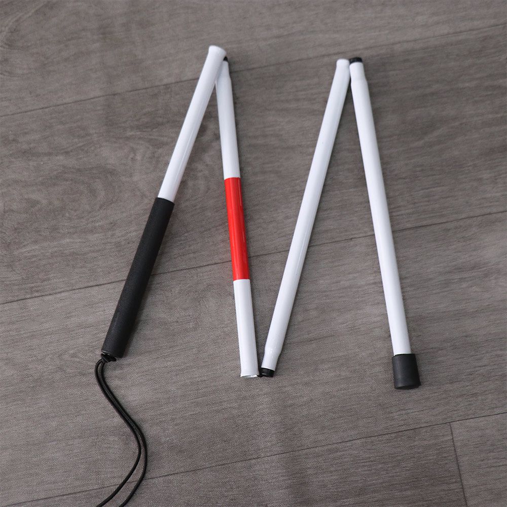 Aluminium-Legierungs-Blindenge – Folding Walking Sticks Hiking Adjustable Bewertung und Preis