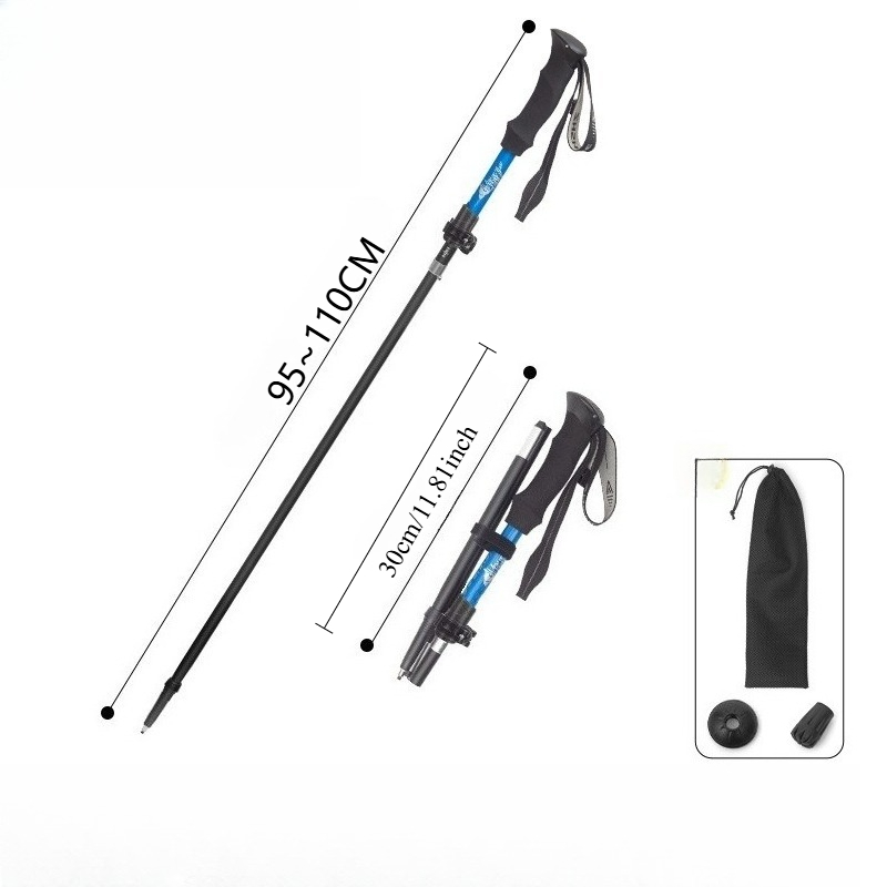 Ultraleichte, zusammenklappbar – Folding Walking Sticks Hiking Adjustable Bewertung und Preis