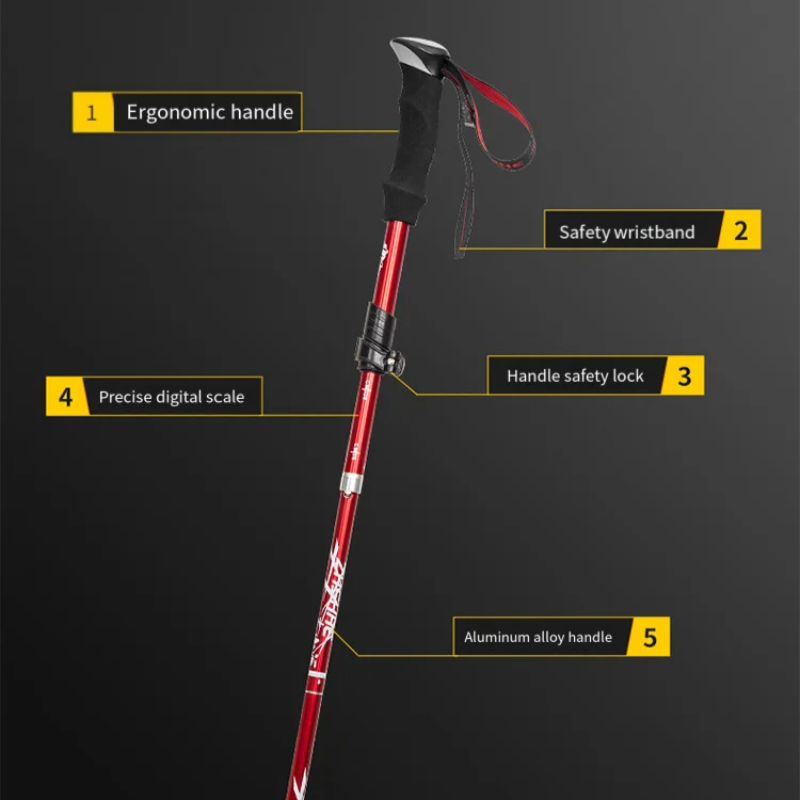 Ultraleichte, zusammenklappbar – Folding Walking Sticks Hiking Adjustable Bewertung und Preis