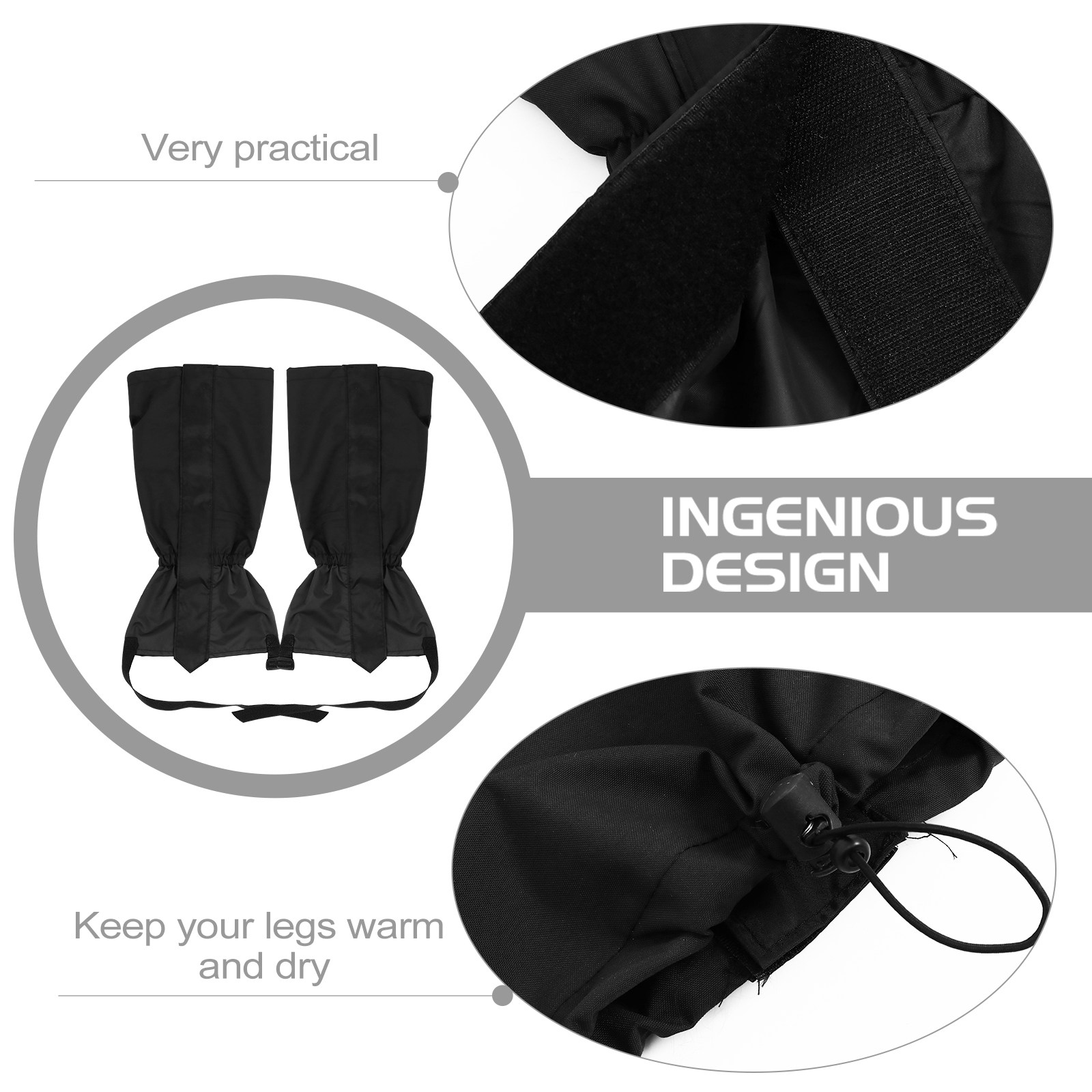 1 Paar kostengünstige Outdoor- – Gaiters Waterproof Breathable Hiking Bewertung und Preis