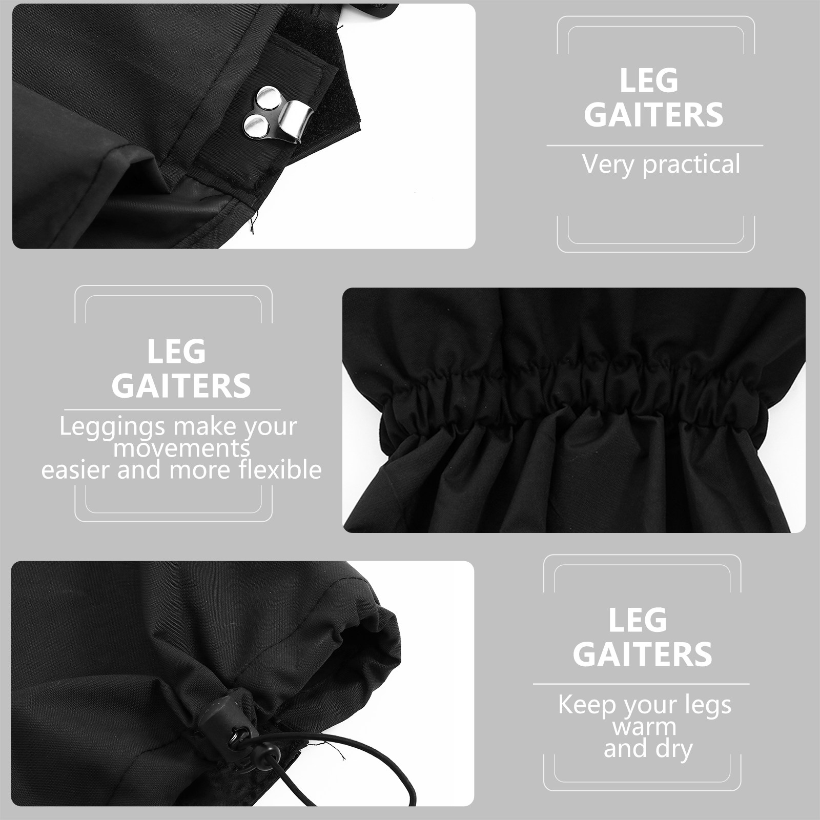 1 Paar kostengünstige Outdoor- – Gaiters Waterproof Breathable Hiking Bewertung und Preis