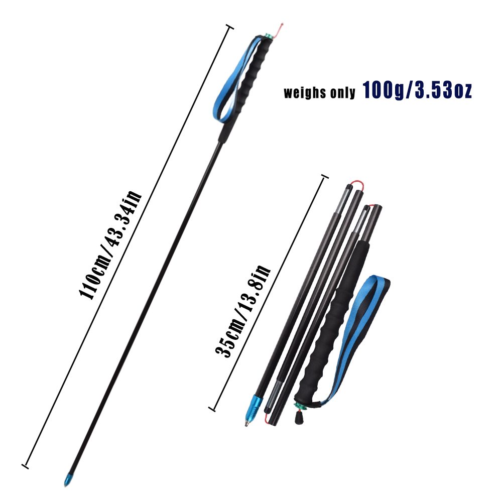 `Ultraleichter, faltbarer Trek – Quick Lock Trekking Poles Aluminum 7075 Bewertung und Preis