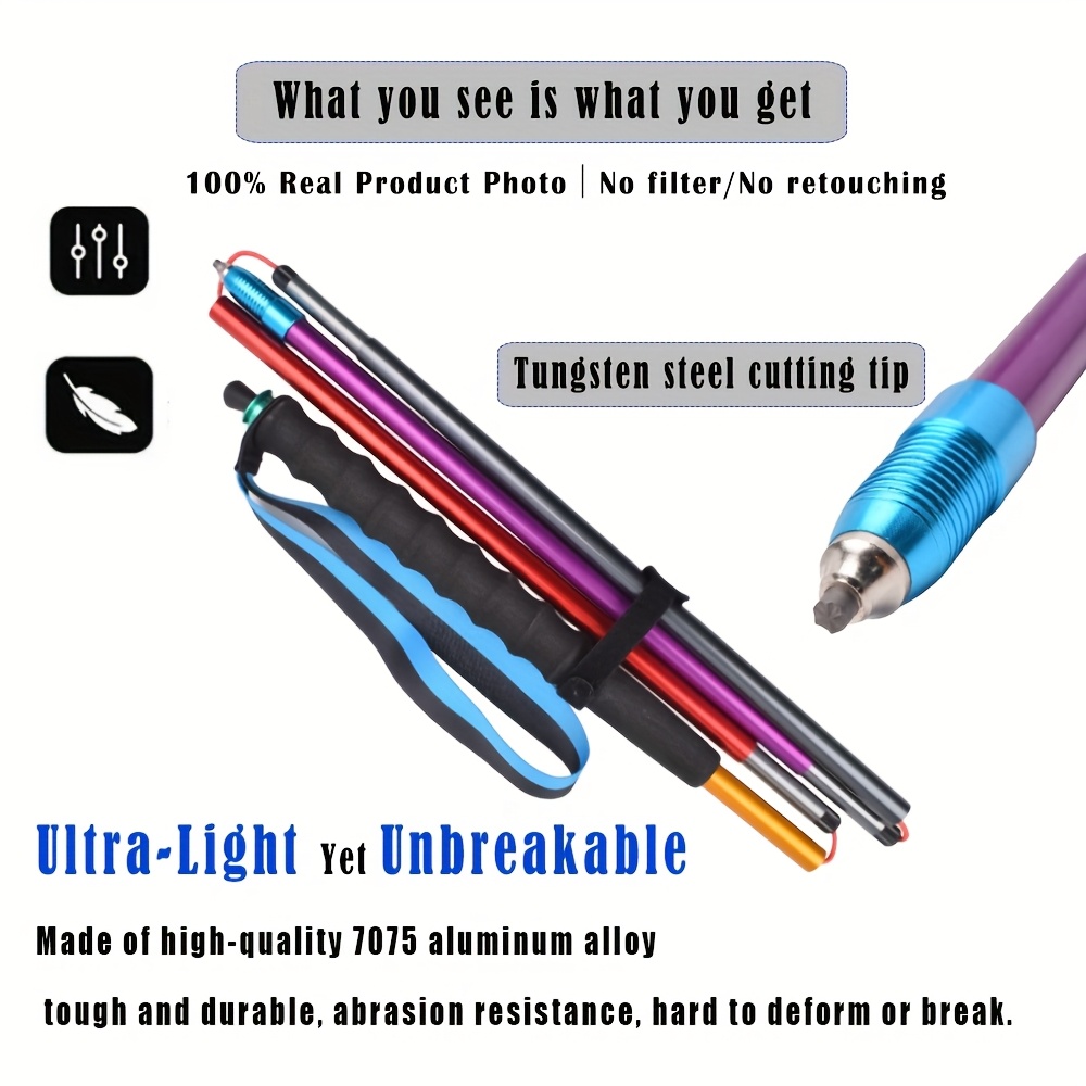 `Ultraleichter, faltbarer Trek – Quick Lock Trekking Poles Aluminum 7075 Bewertung und Preis