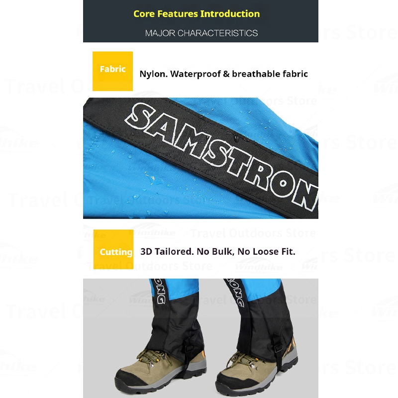 SAMSTRONG Wasserdichte Beinman – Gaiters Waterproof Breathable Hiking Bewertung und Preis